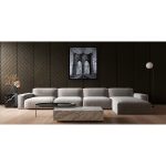 Panou decorativ MDF negru furniruit EDO CHEVRON R/L - imagine 3