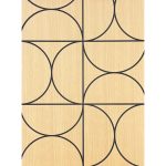 Panou decorativ MDF negru furniruit EDO MILD CENTURY - imagine 2