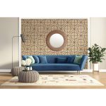 Panou decorativ MDF negru furniruit EDO SWIRL - imagine 4