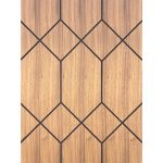 Panou decorativ MDF negru furniruit EDO ART MODERNE - imagine 2