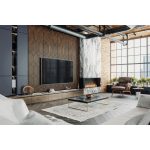 Panou decorativ MDF negru furniruit EDO ART MODERNE - imagine 6