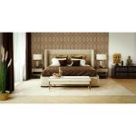 Panou decorativ MDF negru furniruit EDO ART MODERNE - imagine 3