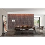 Panou decorativ MDF negru furniruit EDO WEAVE - imagine 5