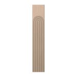 Panou decorativ MDF negru furniruit LAMEO MONOLIT 50 x 275 cm