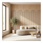 Panou decorativ MDF negru furniruit LAMEO MONOLIT 50 x 275 cm - imagine 3