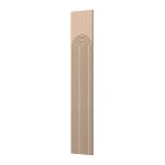 Panou decorativ MDF negru furniruit LAMEO MONOLIT 50 x 275 cm - imagine 2