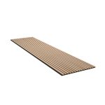 Riflaj decorativ fonoabsorbant MDF furniruit Akupanel Stejar natur 240x60x2.2 cm