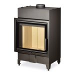 Focar șemineu geam drept Romotop HEAT H2N01 59x50