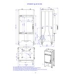 Focar șemineu geam drept Romotop DYNAMIC D2L01 44x55 - imagine 2