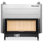 Focar deschidere verticală și geam drept Romotop HEAT H3LG01 110x50 - imagine 2