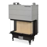 Șemineu deschidere verticală și geam pe 3 laturi Romotop HEAT HC3LJ 80x31x52