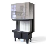 Șemineu DEFRO Intra SM CG cu 3 geamuri