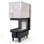 Șemineu DEFRO Intra SM U G cu 3 geamuri