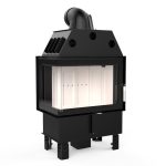 Șemineu DEFRO Intra SM BL cu geam lateral