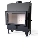 Șemineu DEFRO Impuls ME cu geam drept