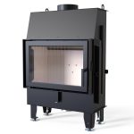 Focar șemineu șamotă cu geam drept DEFRO Impuls SM