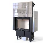 Șemineu DEFRO Intra SM Slim G cu geam drept