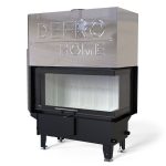 Termoșemineu cu deschidere verticală DEFRO Riva ME BP G SHORT