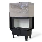 Termoșemineu cu deschidere verticală DEFRO Riva SM BP G Short