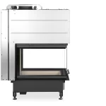 Șemineu deschidere verticală și geam pe 3 laturi Romotop HEAT HU3LF 50x70x52 - imagine 2