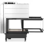 Șemineu deschidere verticală și geam pe 3 laturi Romotop HEAT HU3LF 50x70x52 - imagine 3