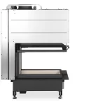 Șemineu deschidere verticală și geam pe 3 laturi Romotop HEAT HU3LF 50x70x52 - imagine 4