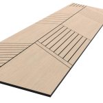 Panou decorativ MDF negru furniruit LAMEO RAVENO, stejar natur, 50 x 275 cm - imagine 3