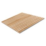 Panou riflaj decorativ furniruit fonoabsorbant 3D LAMEO Stejar pe pâslă gri, 60 × 60 cm - imagine 8