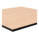 Panou decorativ MDF negru furniruit LAMEO NATURA, stejar natur, 50 x 50 cm - imagine 2